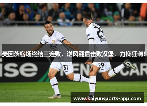 美因茨客场终结三连败，逆风翻盘击败汉堡，力挽狂澜！